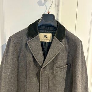 Burberry Wool Coat Grey